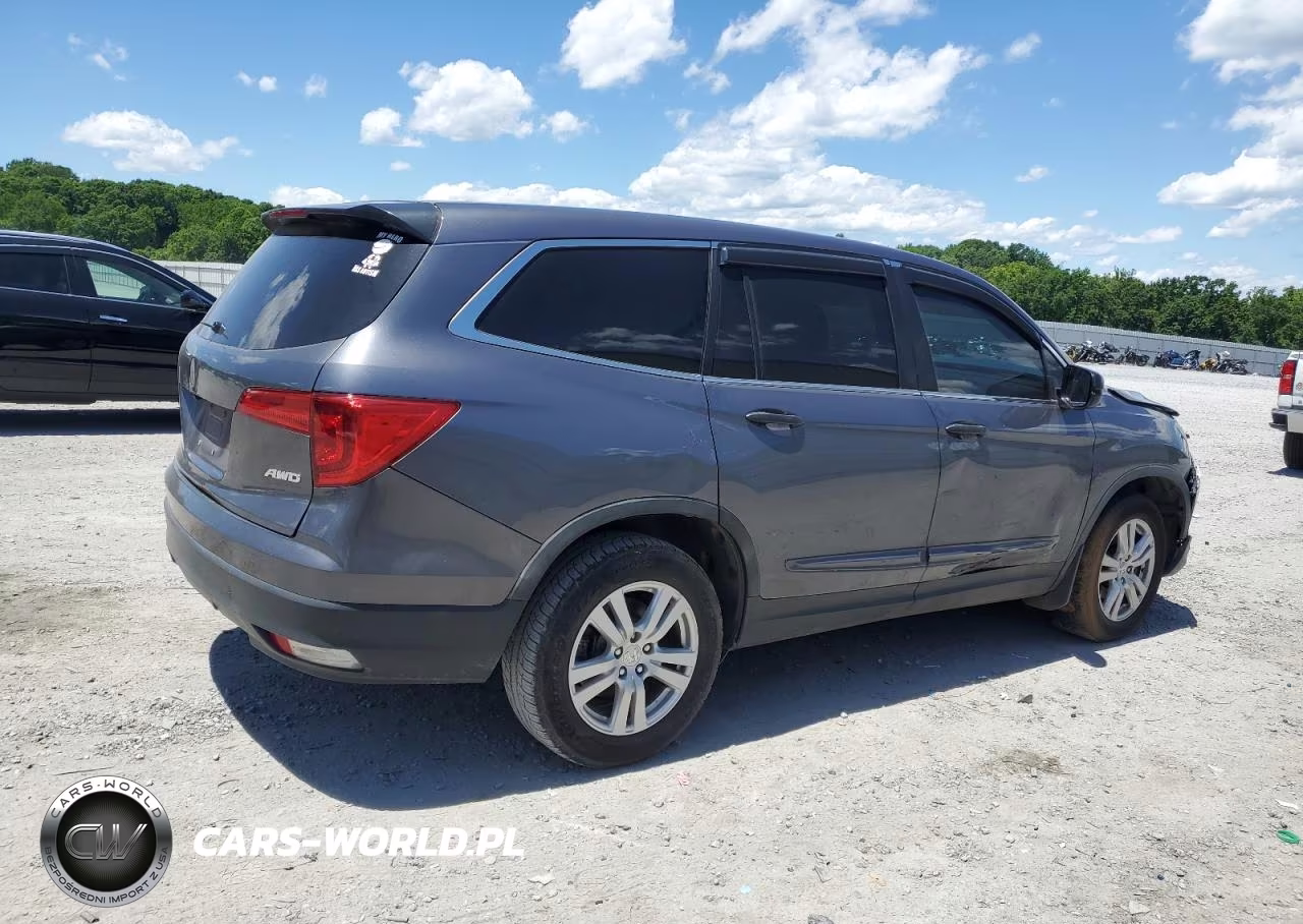 2016 Honda Pilot Lx VIN:5FNYF6H15GB112578 - 3