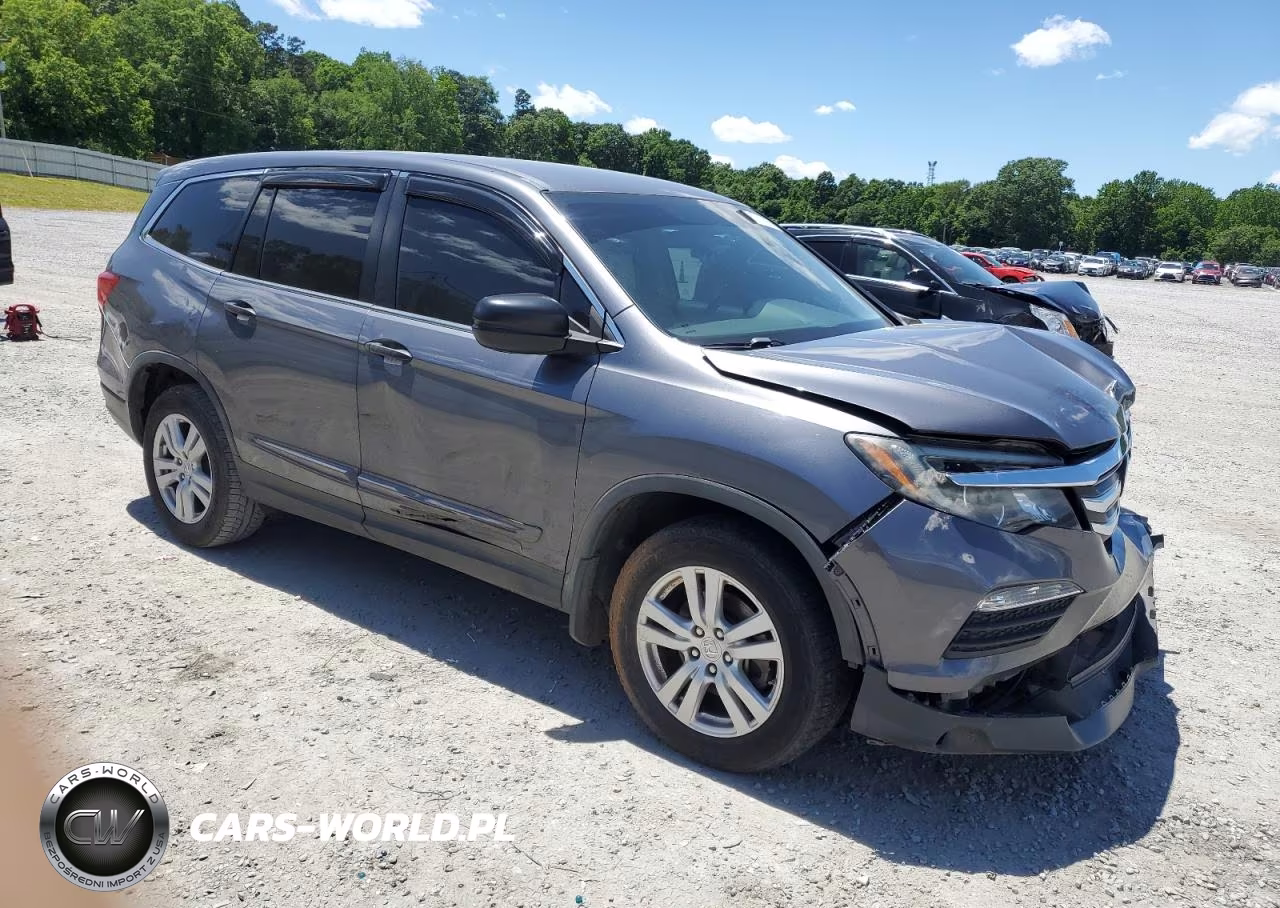 2016 Honda Pilot Lx VIN:5FNYF6H15GB112578 - 4
