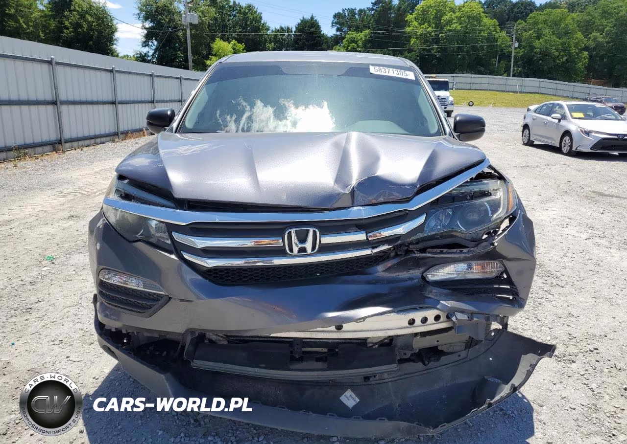2016 Honda Pilot Lx VIN:5FNYF6H15GB112578 - 5