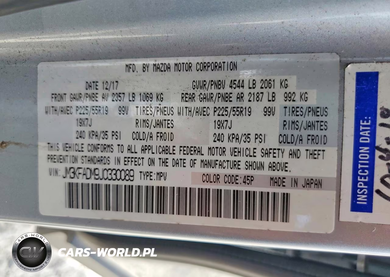 2018 Mazda Cx-5 Grand Touring VIN:JM3KFADM9J0330089 - 13