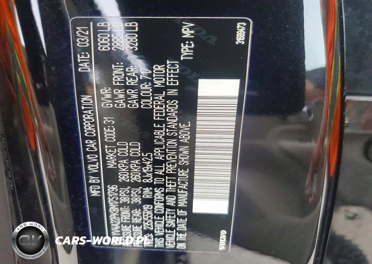 2021 Volvo Xc90 T6 Momentum VIN:YV4A22PK8M1751796 - 13