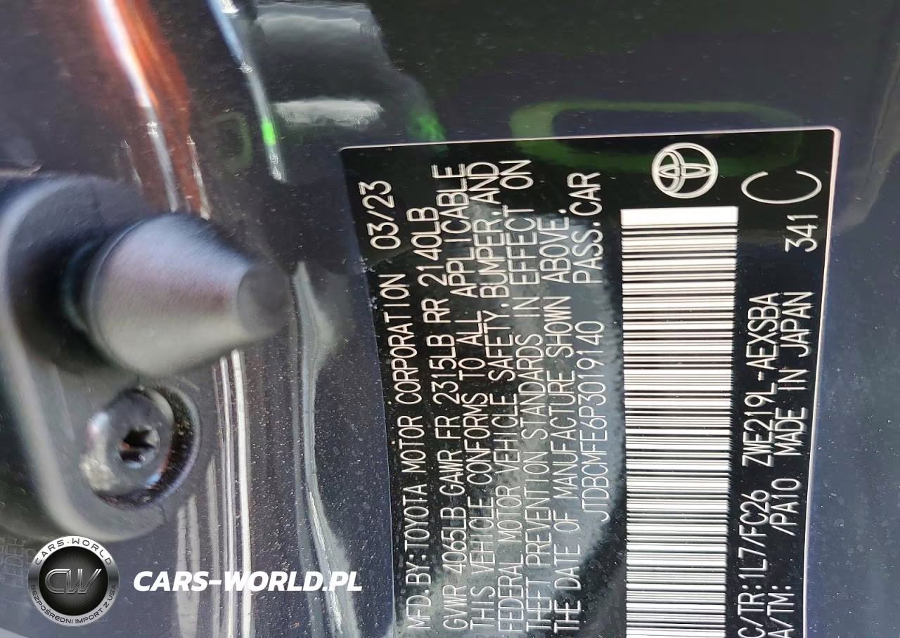 2023 Toyota Corolla Hybrid Se Infrared VIN:JTDBCMFE6P3019140 - 12