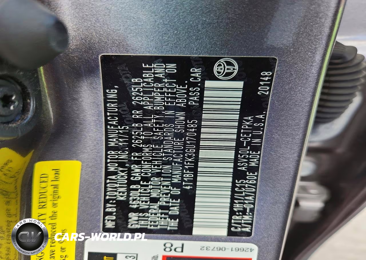 2016 Toyota Camry Xse VIN:4T1BF1FK3GU170485 - 12