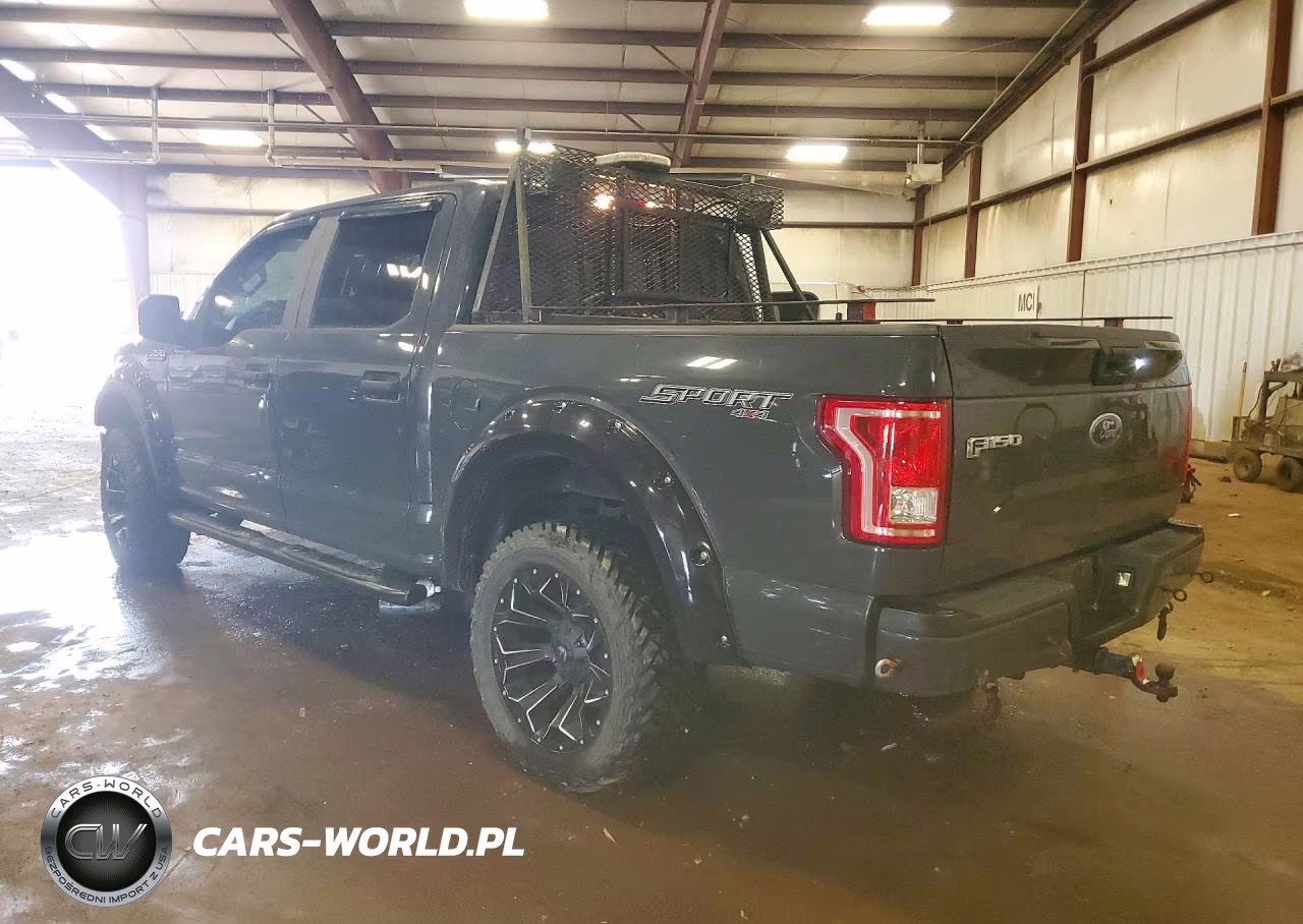 2016 Ford F150 Supercrew VIN:1FTEW1EP1GFC29598 - 2