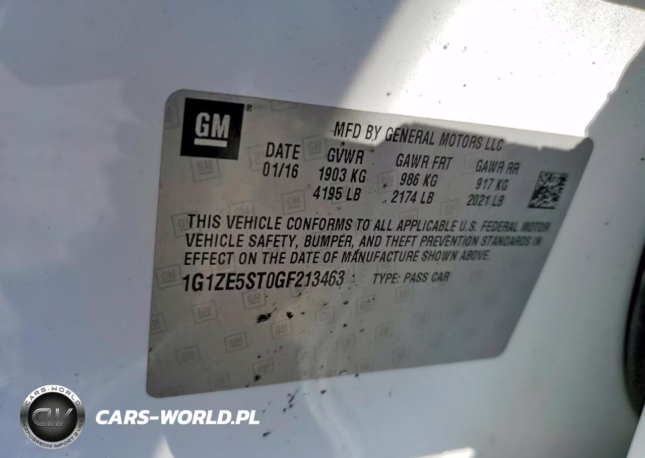 2016 Chevrolet Malibu Lt VIN:1G1ZE5ST0GF213463 - 13