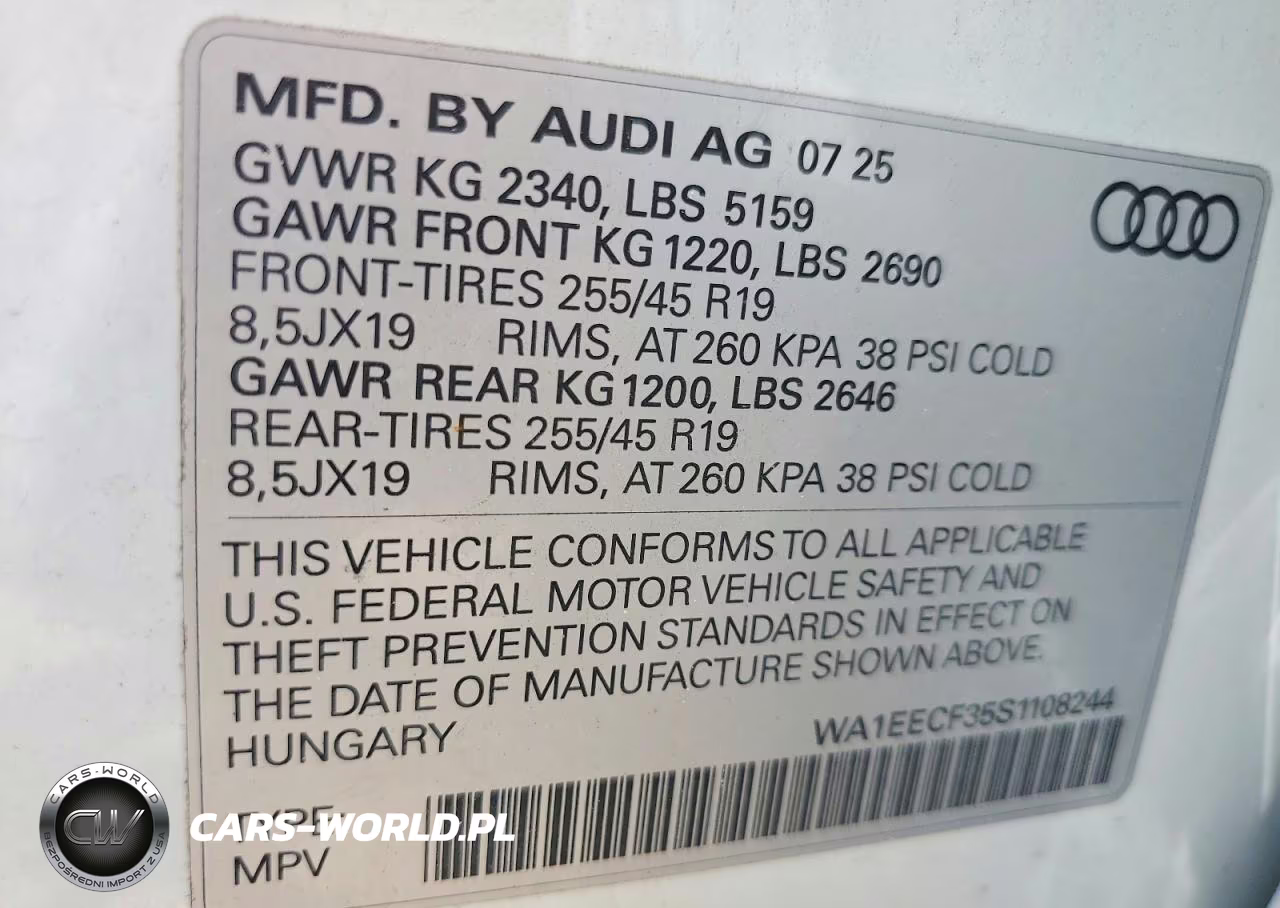 2025 Audi Q3 Premium Plus S Line 45 VIN:WA1EECF35S1108244 - 13