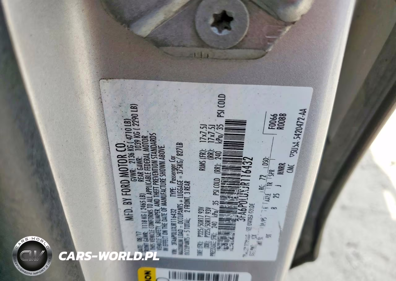 2018 Ford Fusion Se Hybrid VIN:3FA6P0LUXJR116432 - 12
