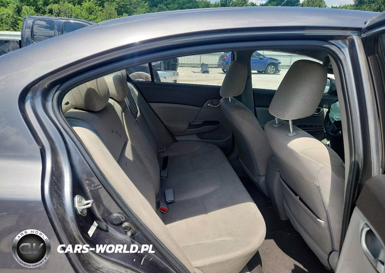 2012 Honda Civic Lx VIN:2HGFB2F57CH608652 - 10