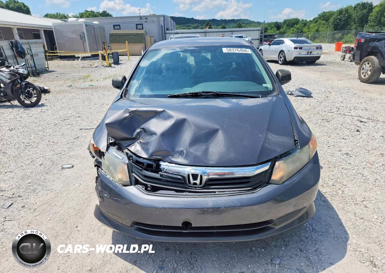 2012 Honda Civic Lx VIN:2HGFB2F57CH608652 - 5