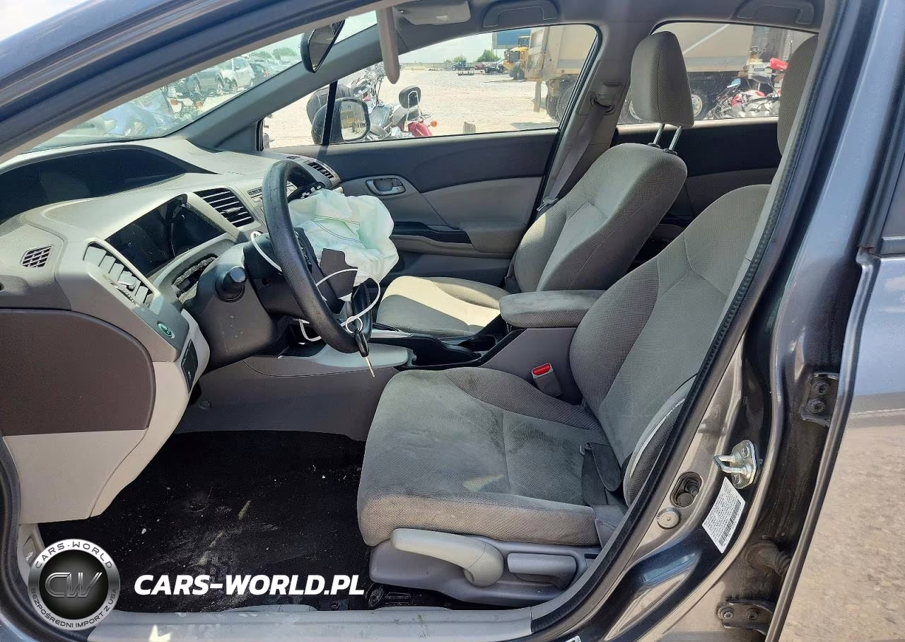 2012 Honda Civic Lx VIN:2HGFB2F57CH608652 - 7