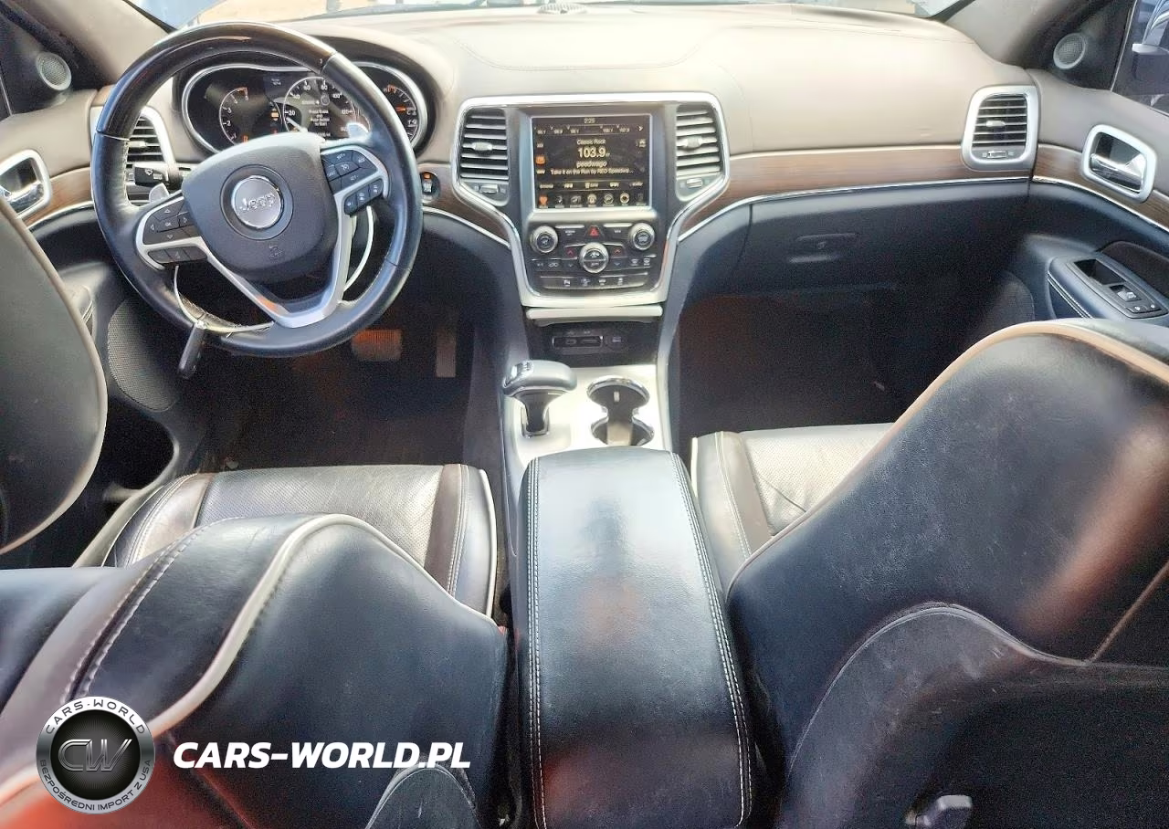 2014 Jeep Grand Cherokee Overland VIN:1C4RJFCM9EC372304 - 8