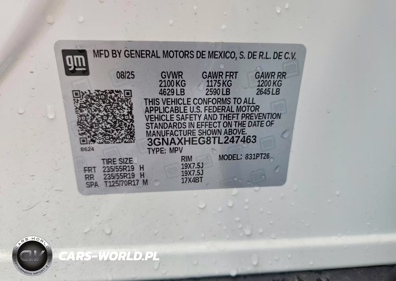 2026 Chevrolet Equinox Lt VIN:3GNAXHEG8TL247463 - 13
