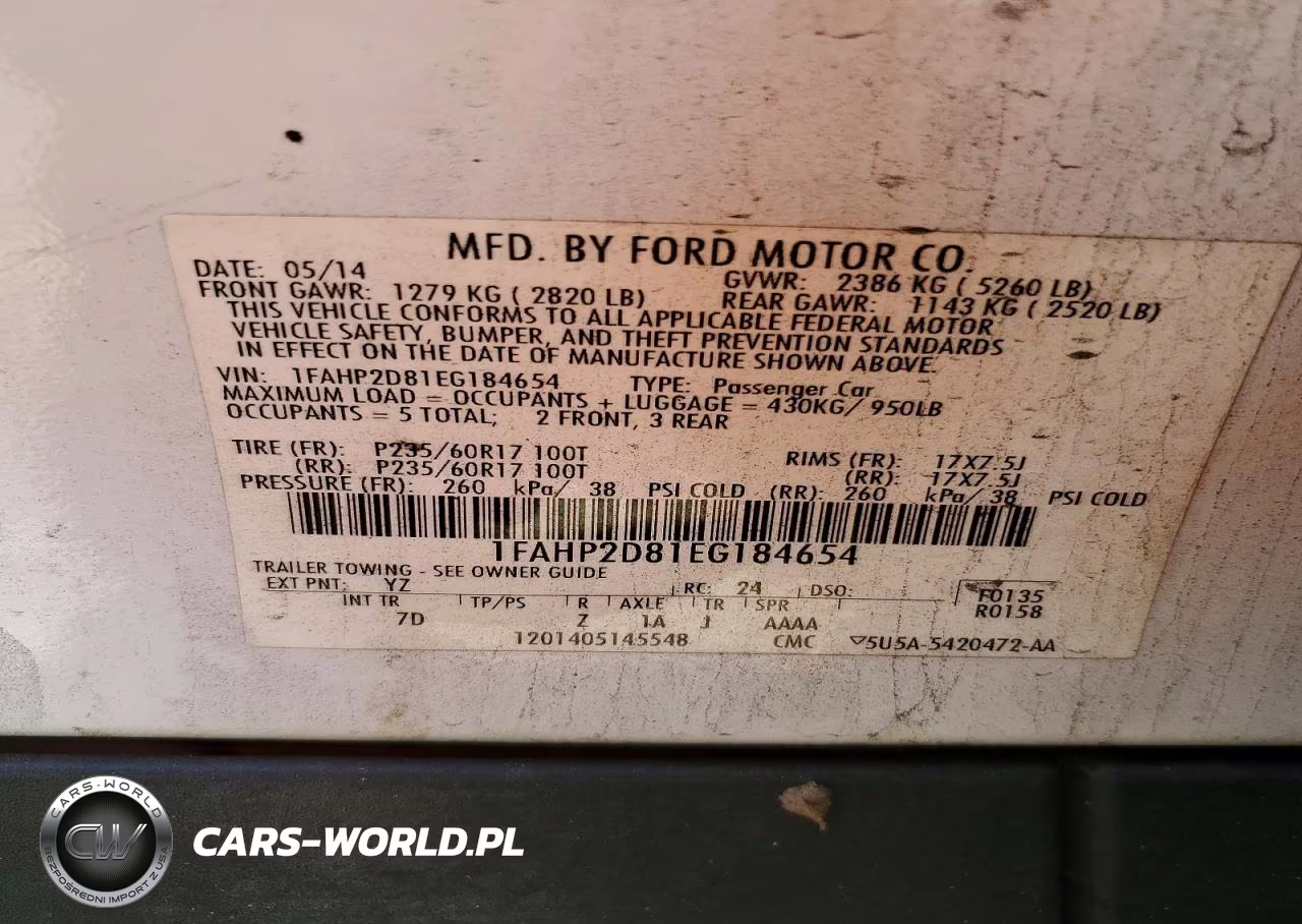 2014 Ford Taurus Se VIN:1FAHP2D81EG184654 - 13