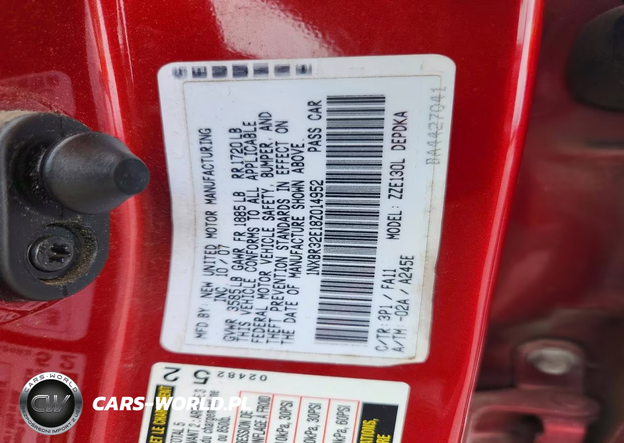 2008 Toyota Corolla Ce VIN:1NXBR32E18Z014952 - 12