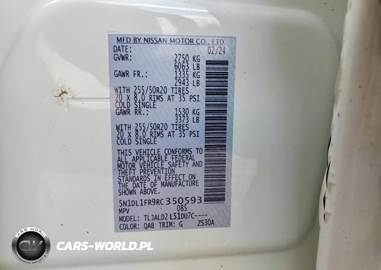 2024 Infiniti Qx60 Luxe VIN:5N1DL1FR9RC350593 - 13