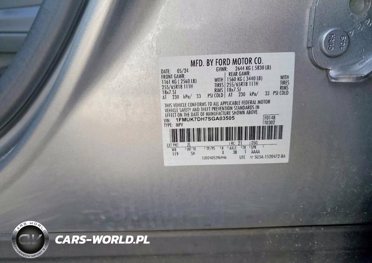 2025 Ford Explorer Active VIN:1FMUK7DH7SGA03505 - 13