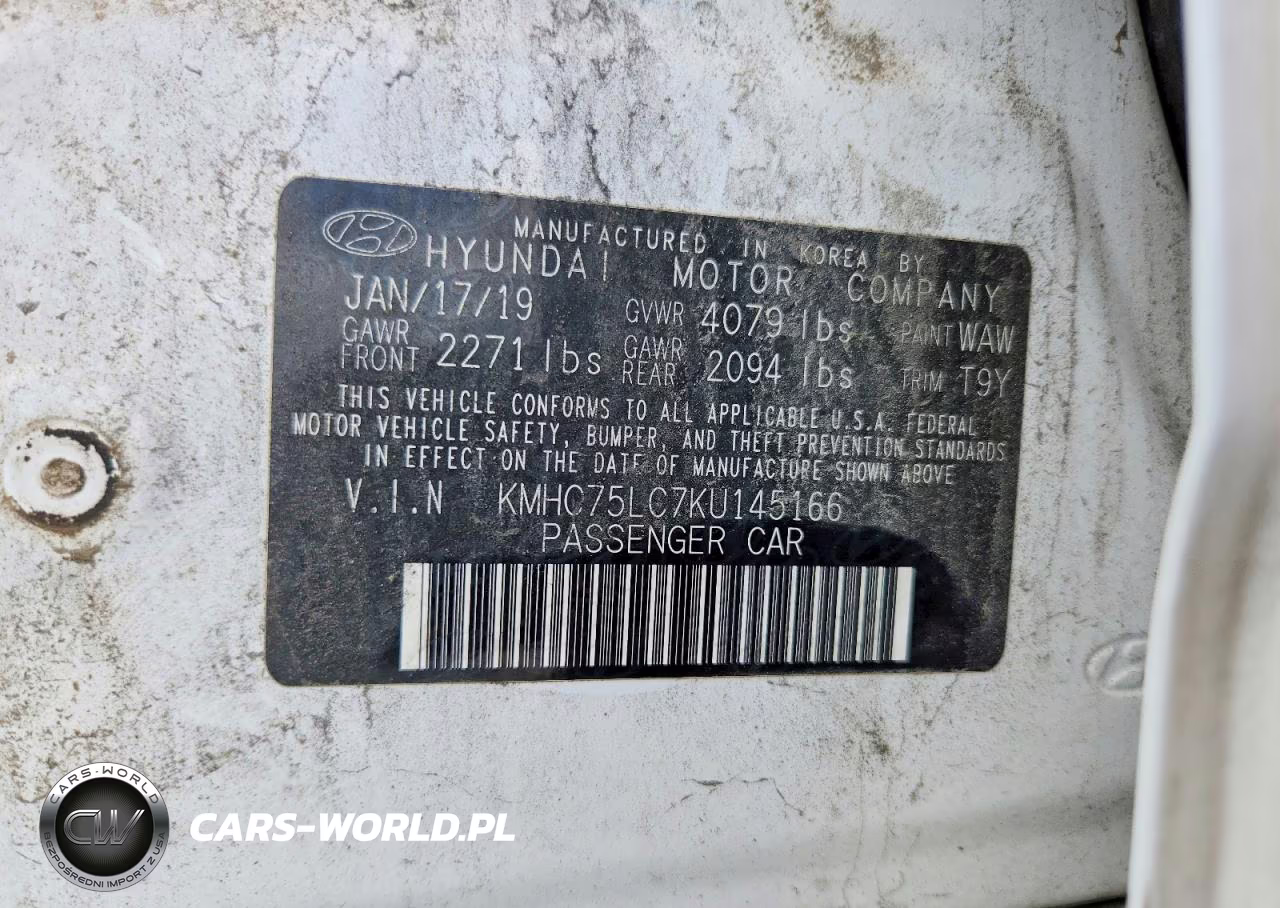 2019 Hyundai Ioniq Sel VIN:KMHC75LC7KU145166 - 13