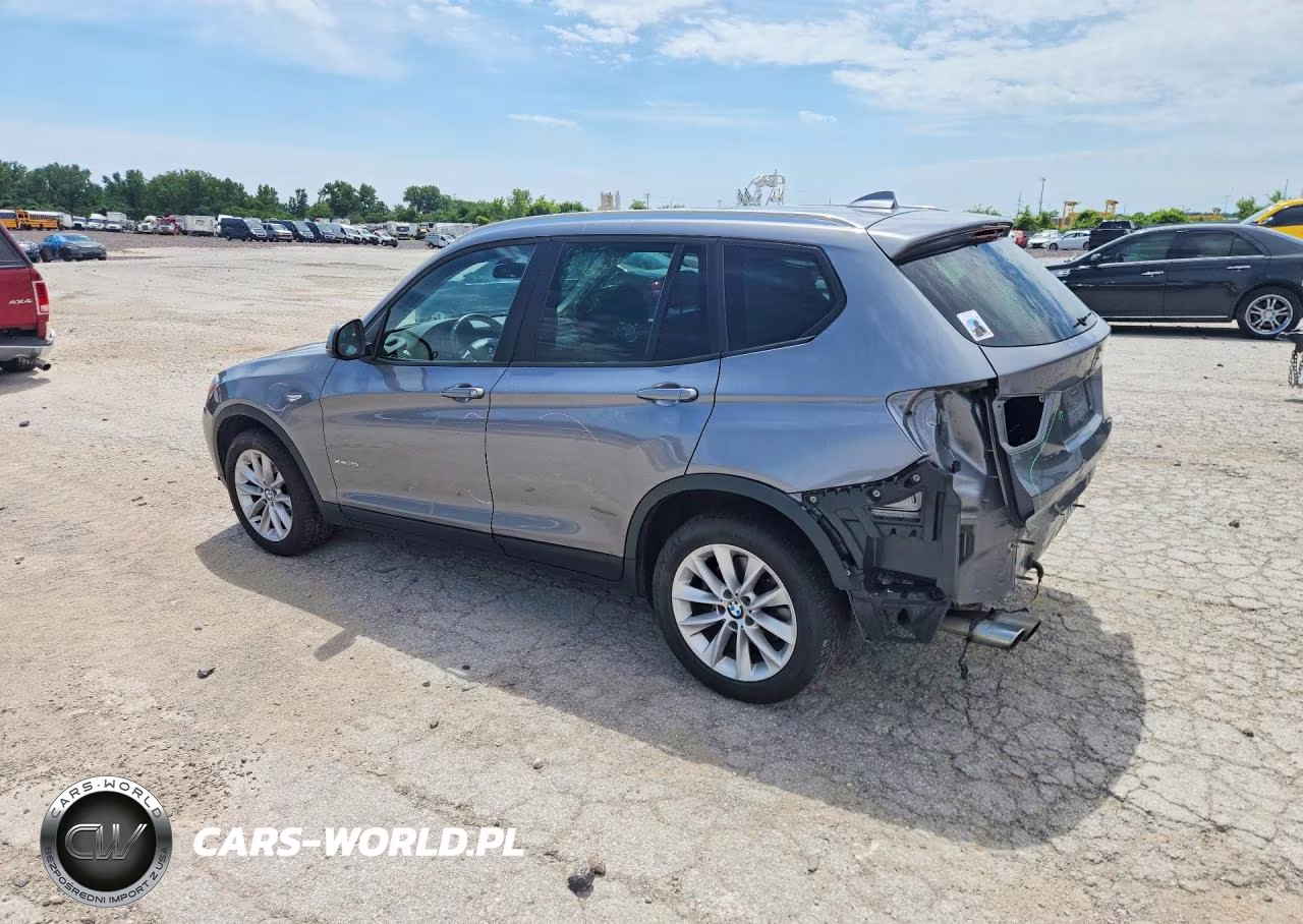2015 BMW X3 xDrive28I VIN:5UXWX9C52F0D45851 - 2