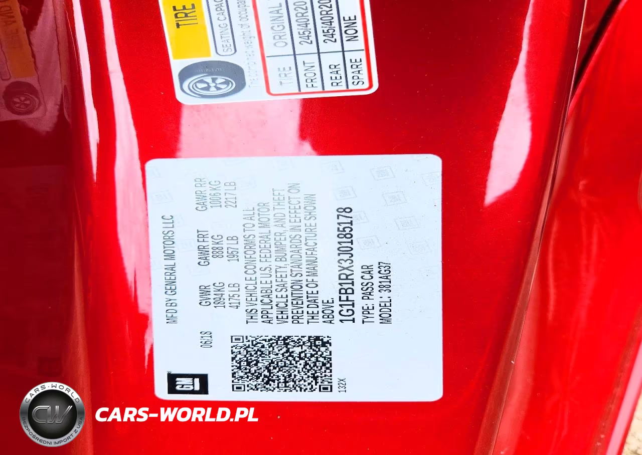 2018 Chevrolet Camaro Lt VIN:1G1FB1RX3J0185178 - 13