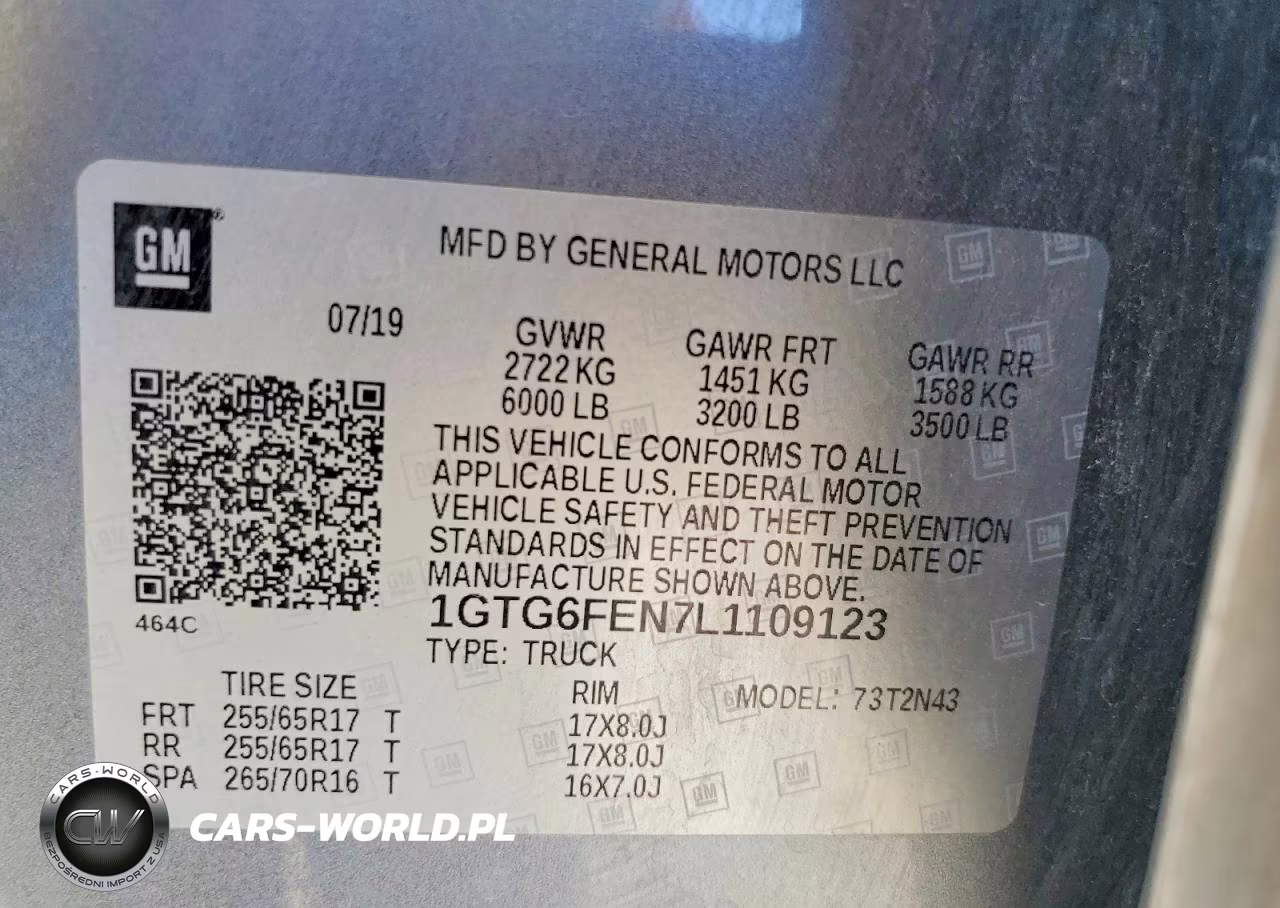 2020 GMC Canyon All Terrain VIN:1GTG6FEN7L1109123 - 12