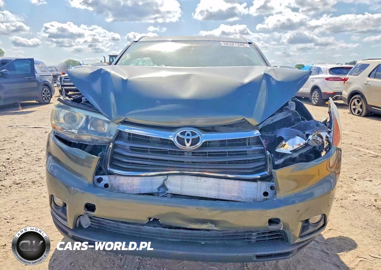 2015 Toyota Highlander Xle VIN:5TDJKRFH9FS122216 - 5