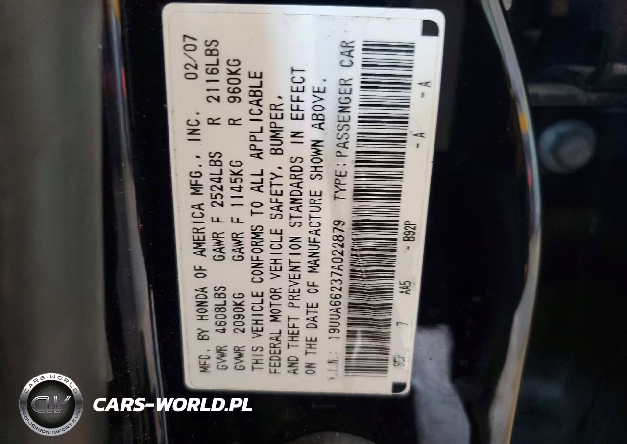2007 Acura Tl VIN:19UUA66237A022879 - 12