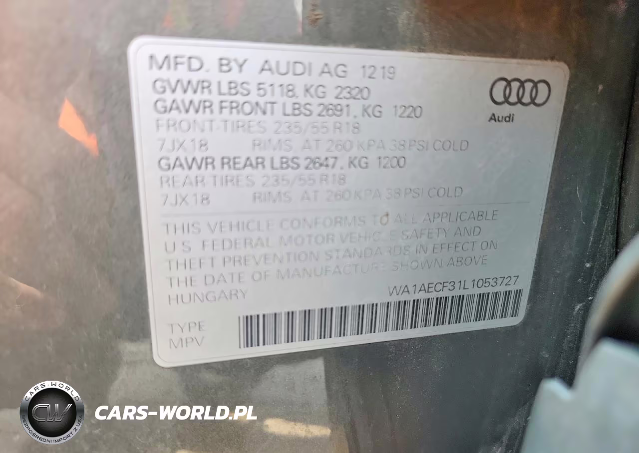 2020 Audi Q3 Premium VIN:WA1AECF31L1053727 - 13
