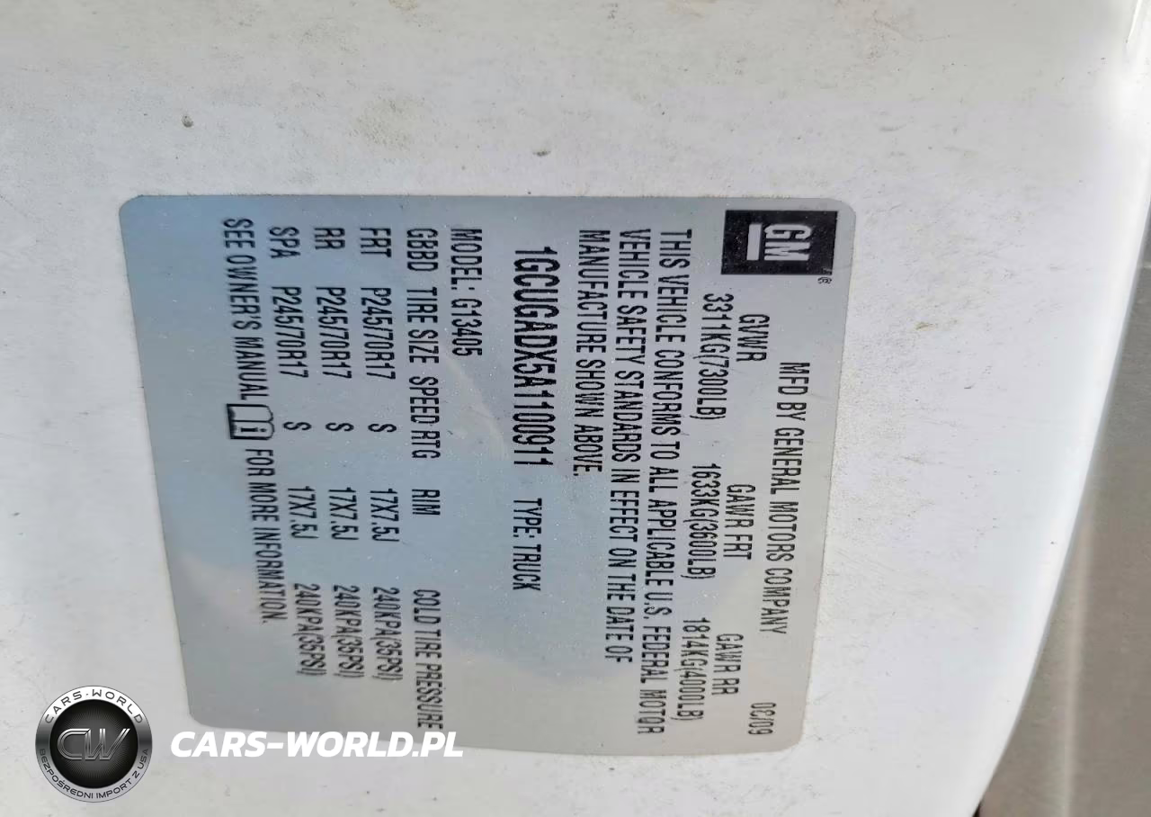 2010 Chevrolet Express G1500 VIN:1GCUGADX5A1100911 - 13