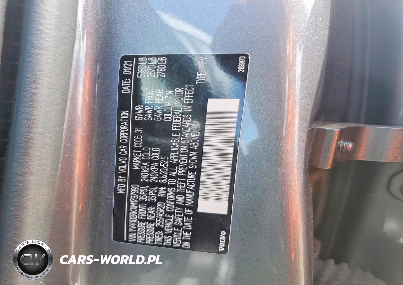 2021 Volvo Xc60 T5 Momentum VIN:YV4102RKXM1797990 - 13
