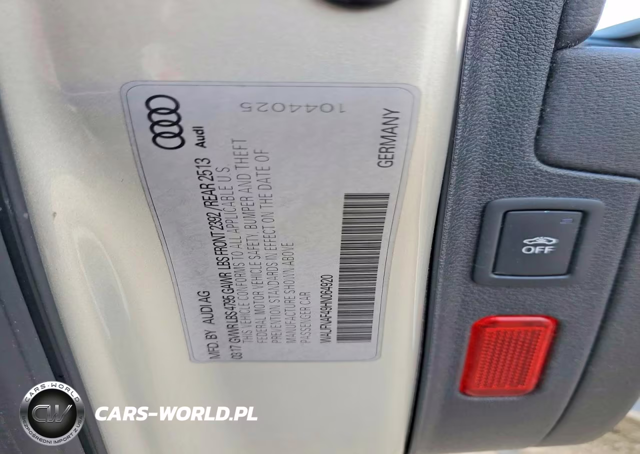 2017 Audi A4 Prestige VIN:WAUFNAF49HN064920 - 12