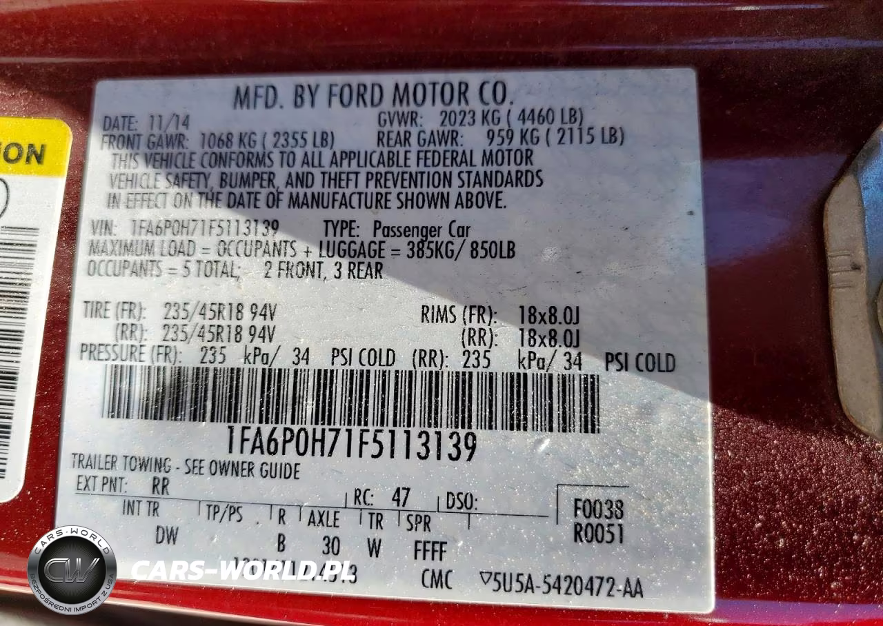 2015 Ford Fusion Se VIN:1FA6P0H71F5113139 - 12