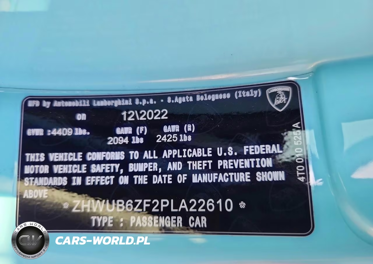 2023 Lamborghini Huracan Tecnica VIN:ZHWUB6ZF2PLA22610 - 12