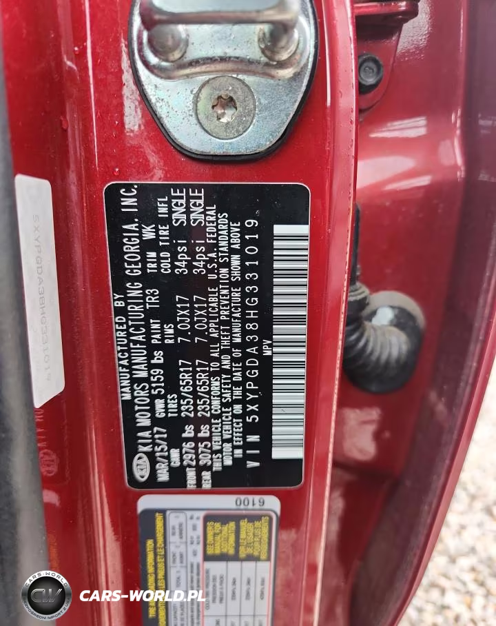 2017 Kia Sorento Lx VIN:5XYPGDA38HG331019 - 13