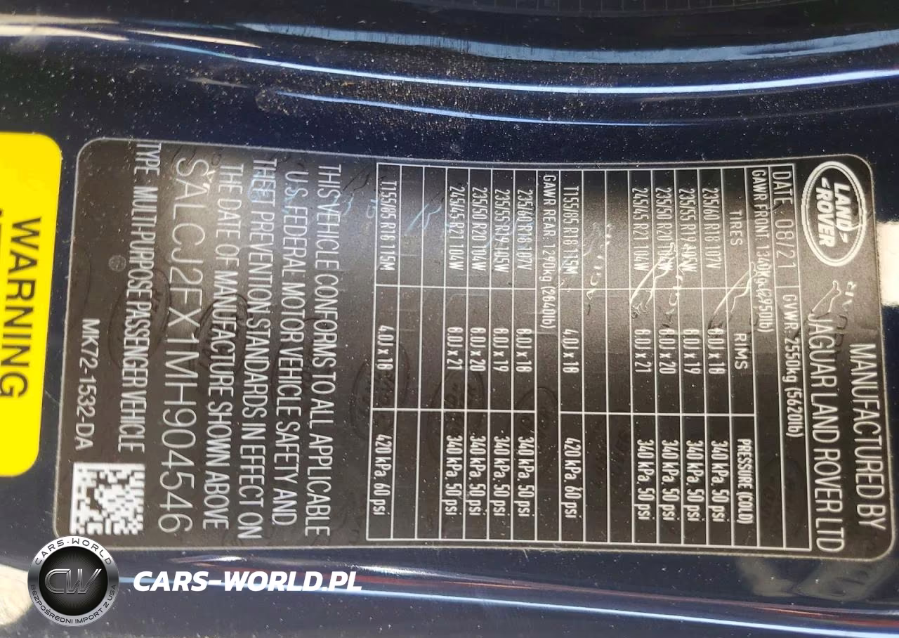 2021 Land Rover Discovery Sport S VIN:SALCJ2FX1MH904546 - 13