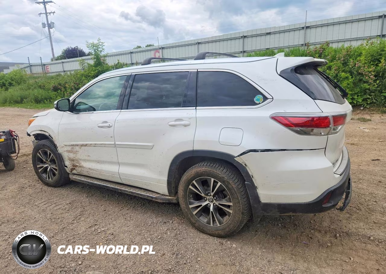 2016 Toyota Highlander Xle VIN:5TDJKRFH8GS226116 - 2