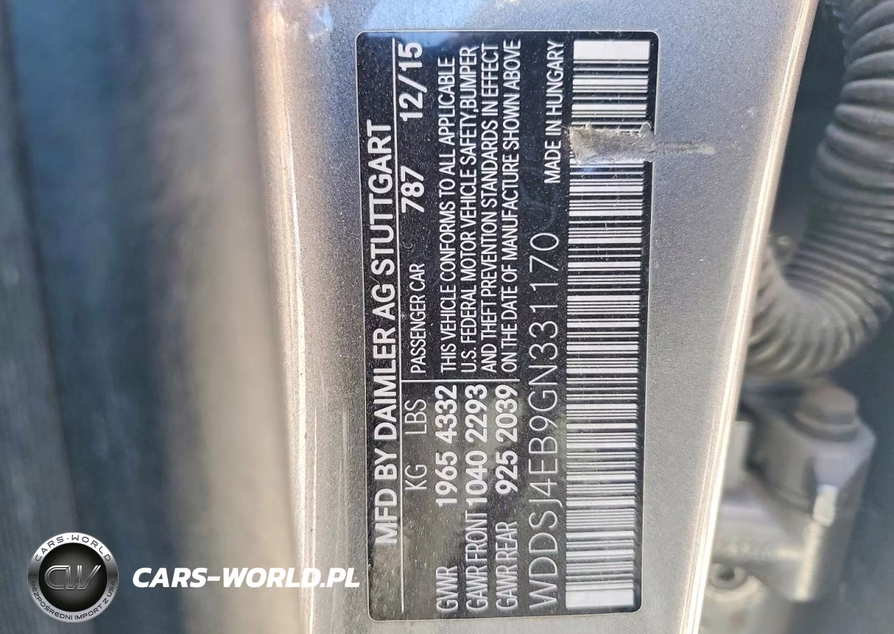 2016 Mercedes-Benz Cla 250 VIN:WDDSJ4EB9GN331170 - 12