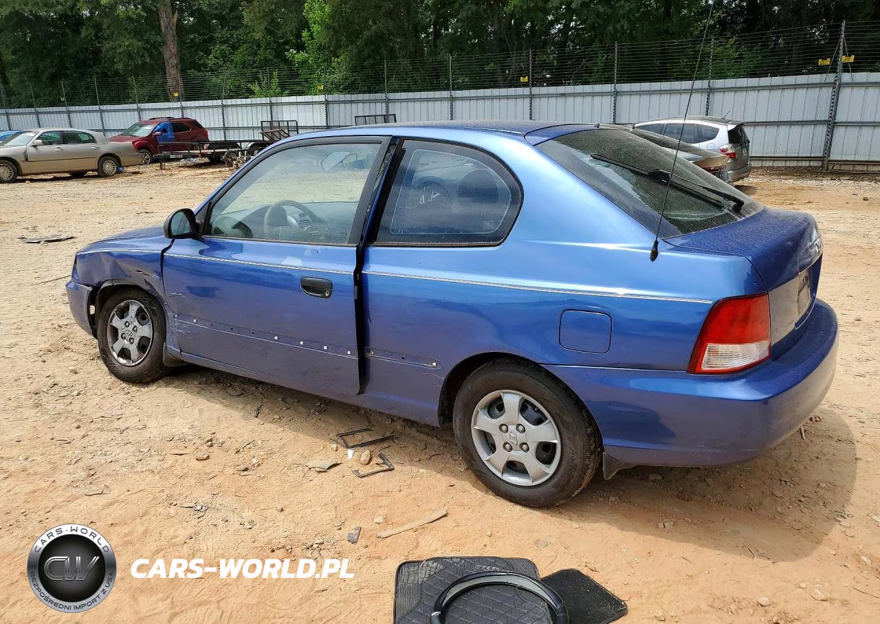 2002 Hyundai Accent Gs VIN:KMHCG35C82U210866 - 2