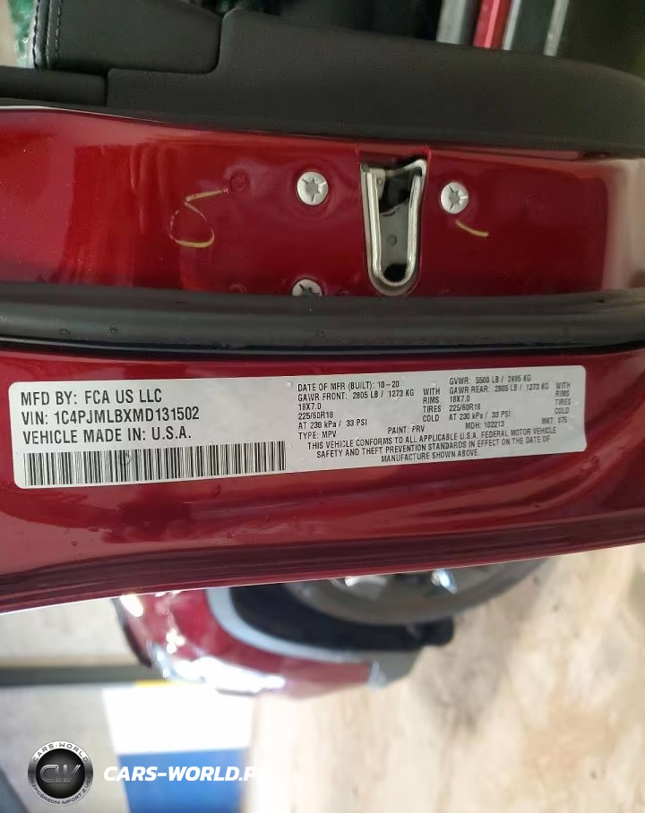 2021 Jeep Cherokee Latitude Plus VIN:1C4PJMLBXMD131502 - 13