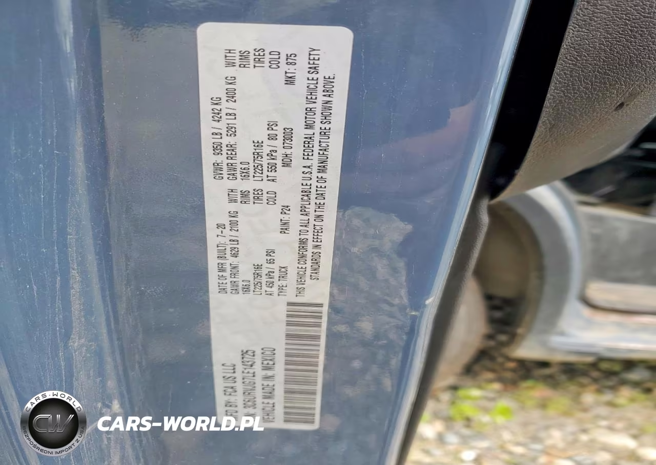 2020 Ram Promaster 3500 Delivery Van VIN:3C6URVJG7LE143725 - 13