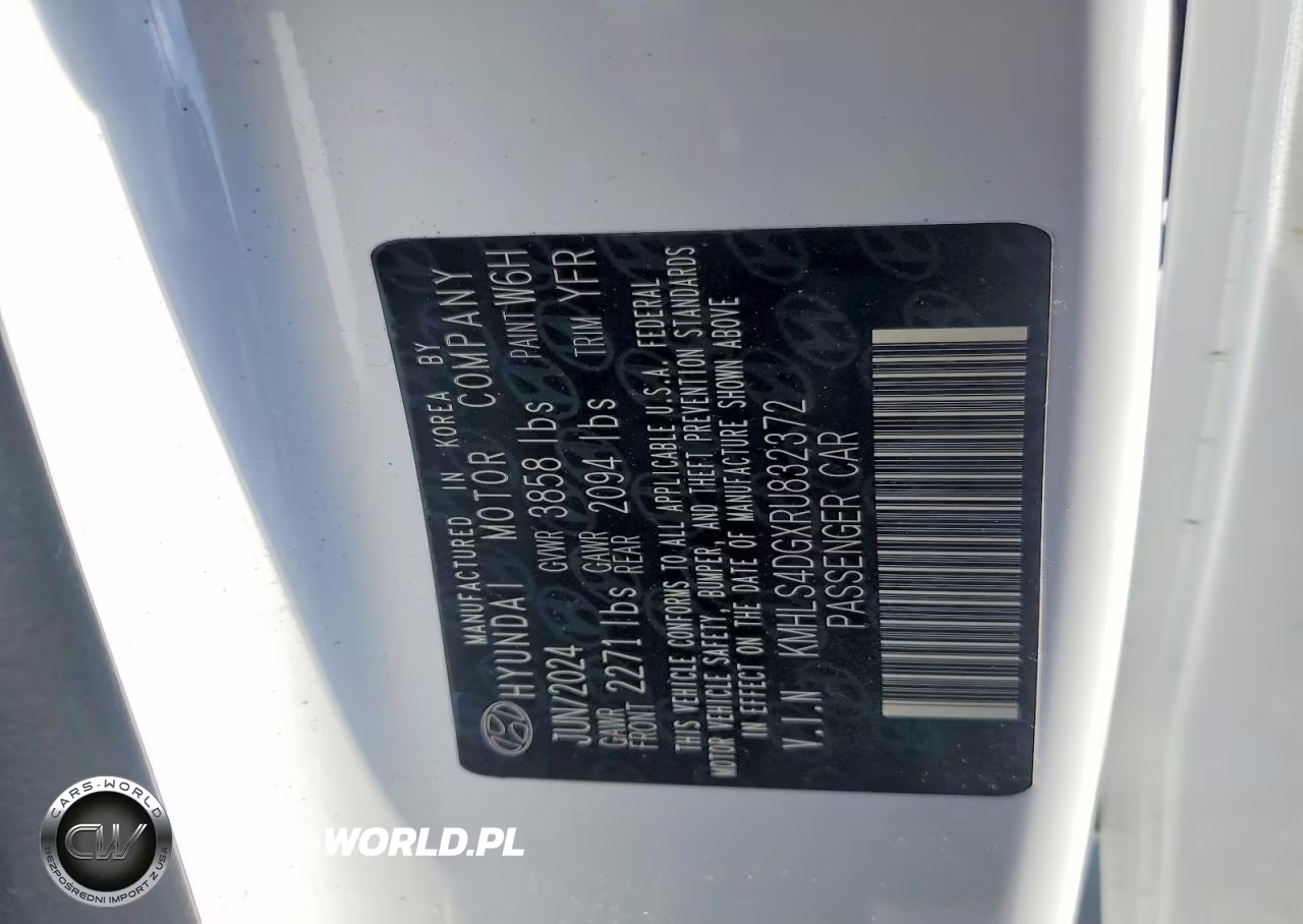 2024 Hyundai Elantra Sel VIN:KMHLS4DGXRU832372 - 12