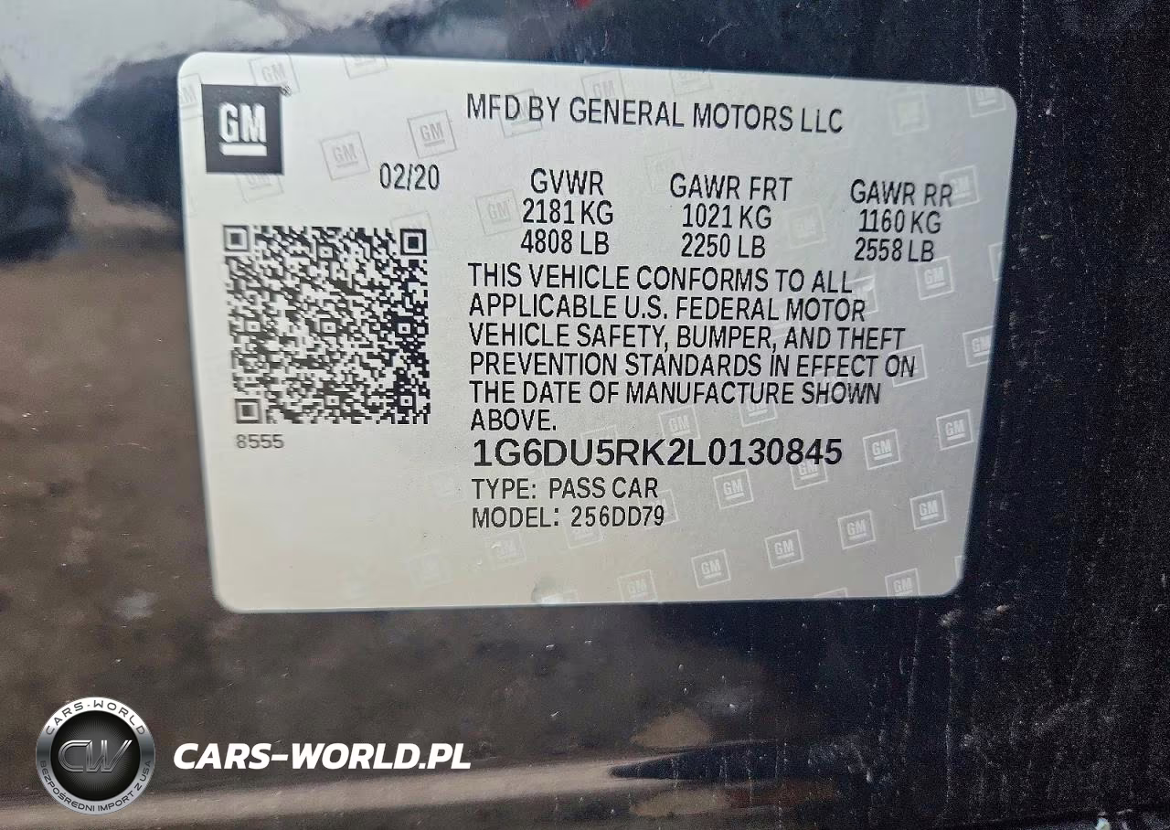 2020 Cadillac Ct5 Sport VIN:1G6DU5RK2L0130845 - 12