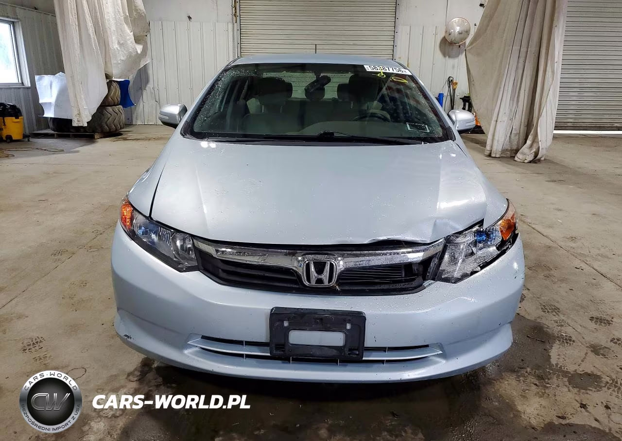 2012 Honda Civic Hybrid VIN:JHMFB4F24CS009635 - 5