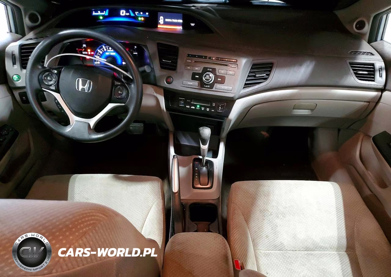 2012 Honda Civic Hybrid VIN:JHMFB4F24CS009635 - 8