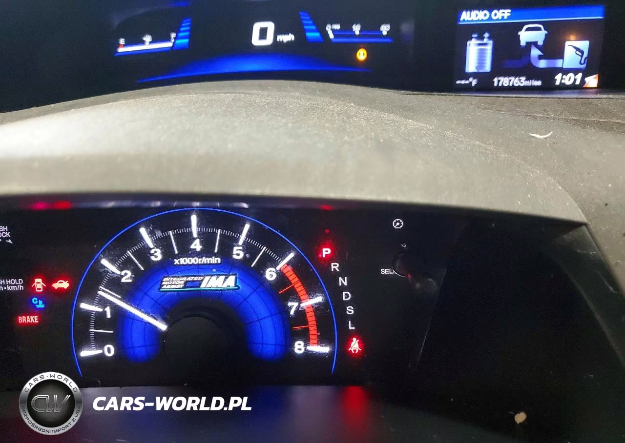 2012 Honda Civic Hybrid VIN:JHMFB4F24CS009635 - 9