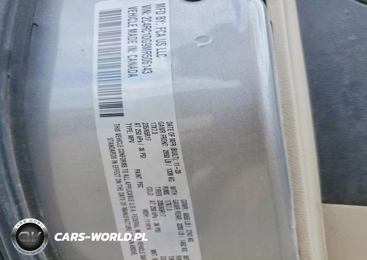 2021 Chrysler Voyager Lxi VIN:2C4RC1DG9MR506143 - 13