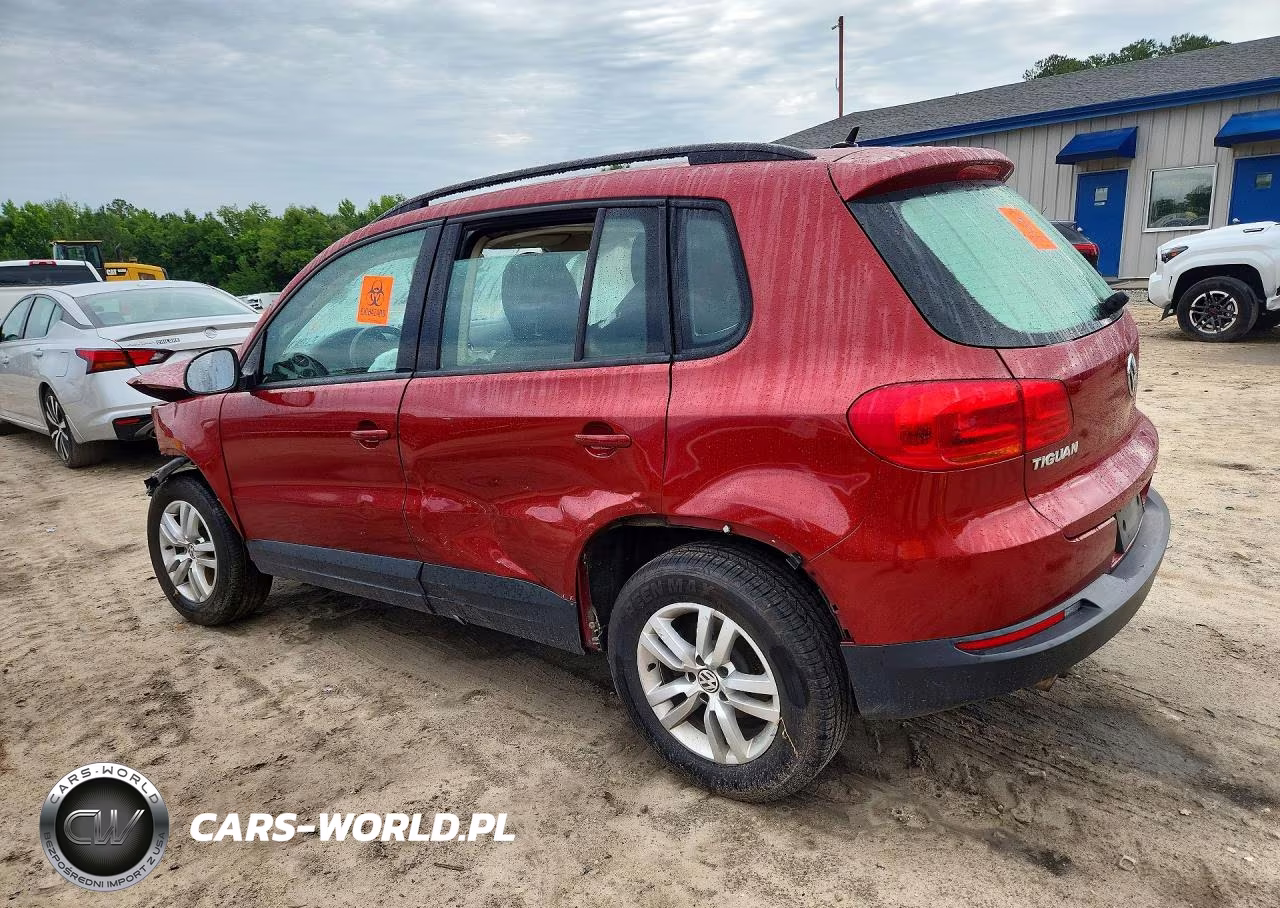 2016 Volkswagen Tiguan S VIN:WVGBV7AX7GW026595 - 2