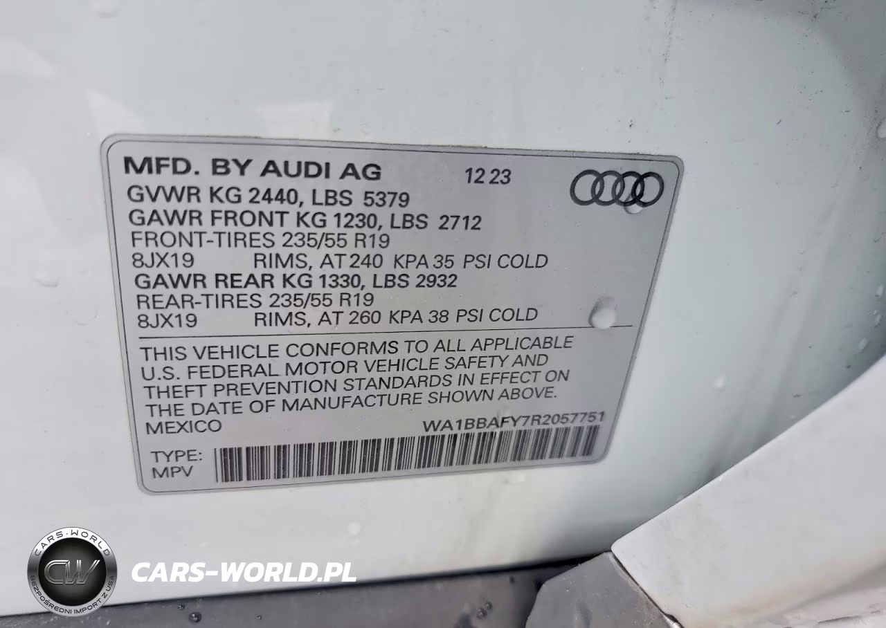 2024 Audi Q5 Premium Plus 40 VIN:WA1BBAFY7R2057751 - 13