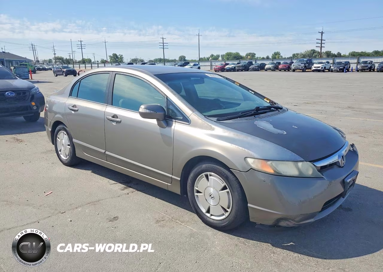 2008 Honda Civic Hybrid VIN:JHMFA36228S006687 - 4