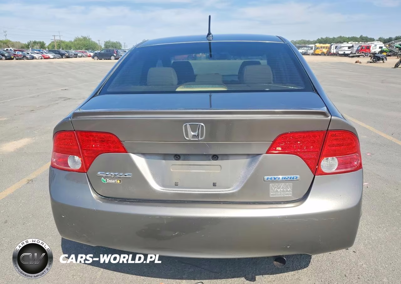 2008 Honda Civic Hybrid VIN:JHMFA36228S006687 - 6