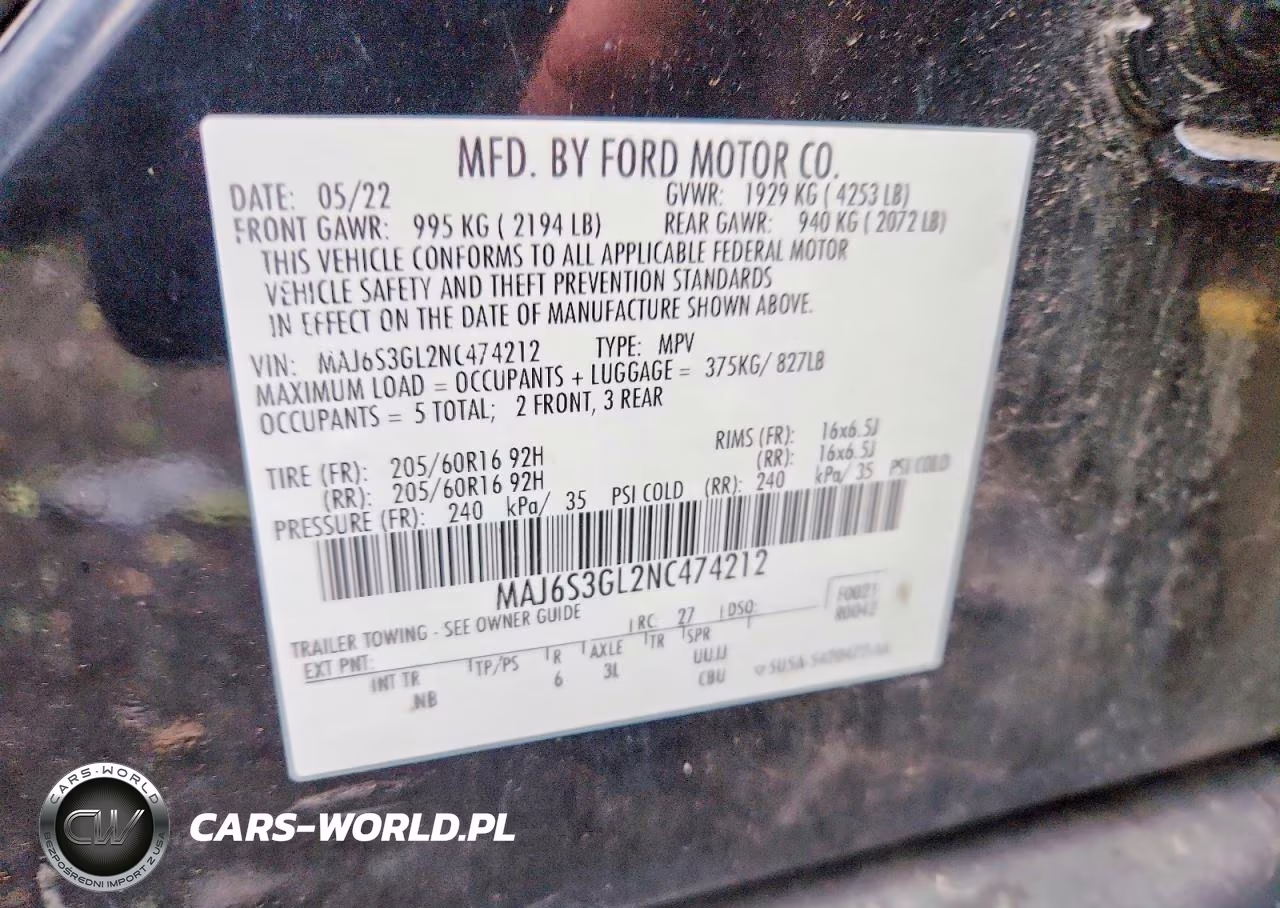 2022 Ford Ecosport Se VIN:MAJ6S3GL2NC474212 - 13